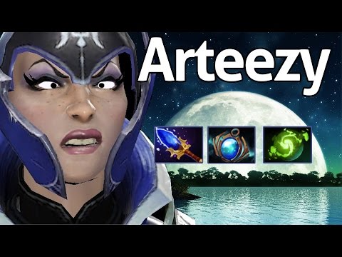 Arteezy - Dota 2 : Guide - Professional Luna - Epic game Babyrage