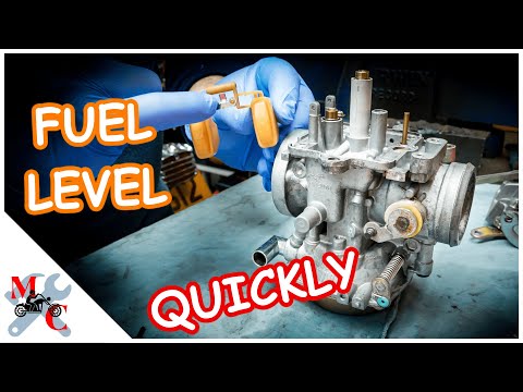 VIRAGO 1100 QUICK FUEL LEVEL SETTING TUTORIAL | How to set fuel and float level in Mikuni carbs 4K