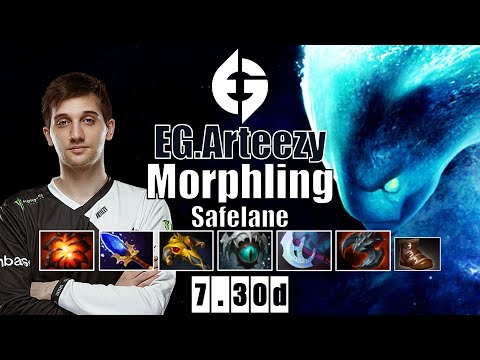 Morphling Safelane | EG.Arteezy | ARTEEZY GOD MODE MORPHLING 7.30D | 7.30d Gameplay Highlights