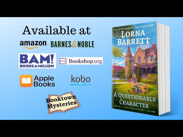 Vídeo relacionado con A Questionable Character: A Booktown Mystery: 17
