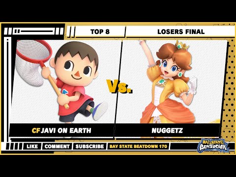 Bay State Beatdown 170 - Losers Final - JAVI ON EARTH (Villager) VS Nuggetz (Daisy) - SSBU Singles