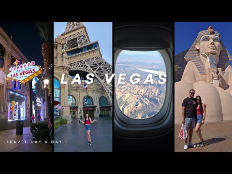 LAS VEGAS VLOG | Travel Day & Day 1 - 30,000 steps later! 