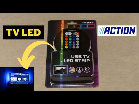 Jak tanio podświetlić TV? Tasma LED na USB z Action za 5 Euro.