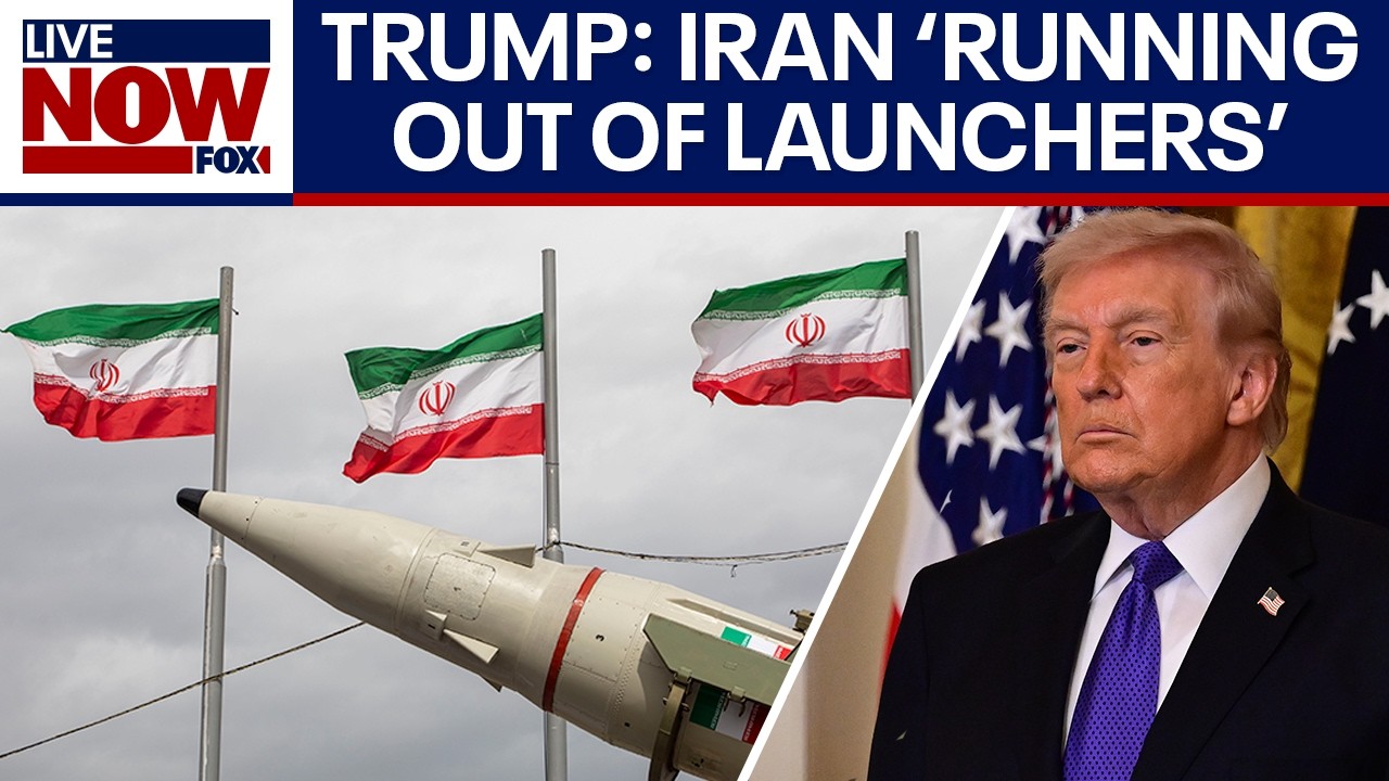 Trump: Iran 'running out of launchers' amid operation