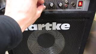 Video thumbnail for Hartke A35 35WATT BASS AMPLIFIER by maxamxyz39