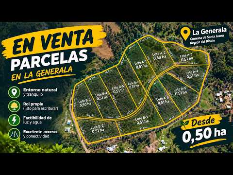 🌿 EN VENTA | Parcelas en La Generala, Santa Juana