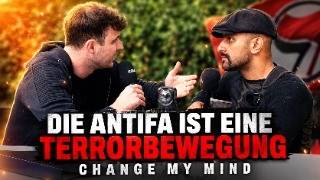 ER verteidigt die Antifa - als RECHTER! | Change my Mind Berlin