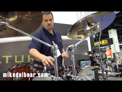 NAMM15 Russ Miller and the Mapex Saturn Five kit