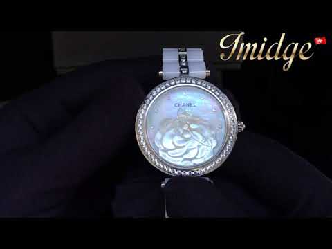 Обзор часов Chanel Mademoiselle Prive (мотив CAMÉLIA, перламутр) (№N2504)