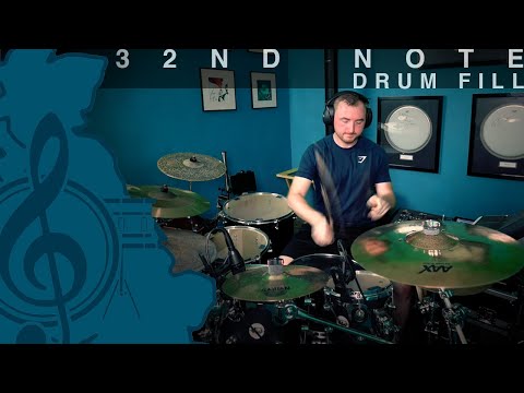 FAST 32ND Note Linear Drum Fill | Drum Lesson