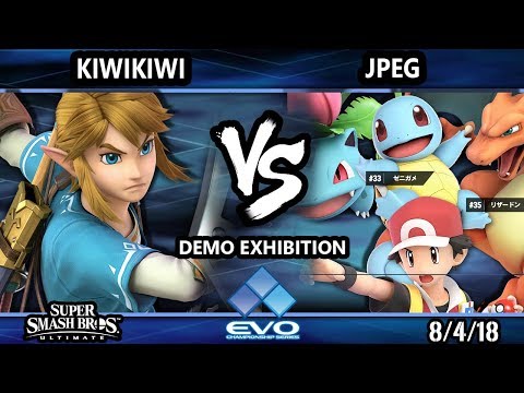 Evo Demo SSBU - Kiwikiwi (Link) Vs. JPEG (Pokemon Trainer) Smash Ultimate