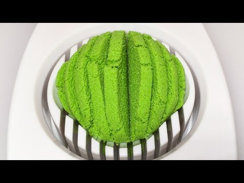 Very Satisfying Video Compilation 74 Kinetic Sand Cutting ASMR