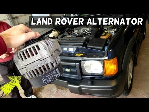 Land Rover Discovery Alternator Removal Replacement Generator