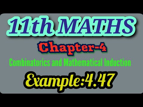 11th MATHS/Ch:4/Example:4.47