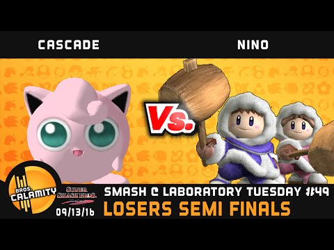 S@LT #49 | Cascade (Jigglypuff) vs Nino (Ice Climbers) - Losers Semi Finals - Melee Singles