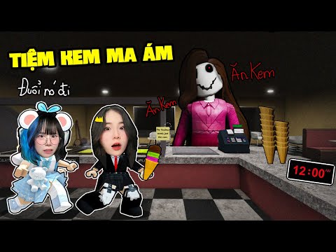 SAMMY VÀ MÈO SIMMY MỞ TIỆM KEM VÀO LÚC 12H ĐÊM TRONG ROBLOX