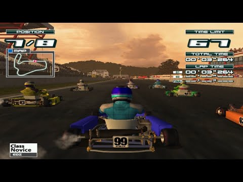 Club Kart European Session (2001) - Sega Naomi 2 - Circuit B - Corrida Completa/Race Full