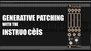 Video thumbnail for Building a Generative Patch from Scratch with the Instruo cèis by Omri Cohen