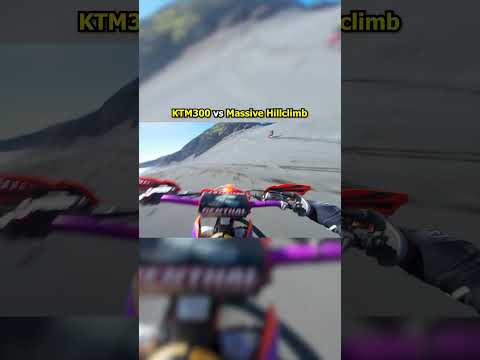 KTM300 vs Massive Hillclimb #hillclimb #dirtbike