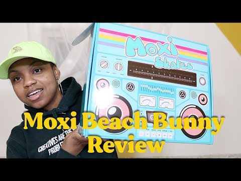 Moxi Beach Bunny Roller Skate Unboxing & Skating Vlog| mlti-lyrd