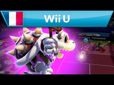 Mario Tennis: Ultra Smash - Bowser Skelet, Boo et Bowser Jr. viennent sur le terrain (Wii U)
