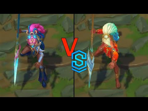 Spirit Blossom Nidalee VS Ocean Song Nidalee