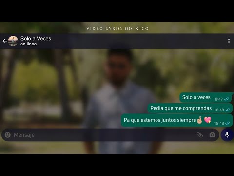 Abraham Cortés - Solo a Veces (Video Lyric)