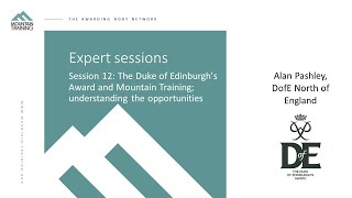 Expert sessions - The Duke of Edinburgh