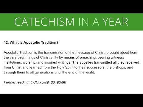 What is Apostolic Tradition?
