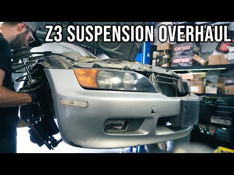 BMW Z3 SUSPENSION & CONTROL ARMS INSTALL REPLACEMENT!