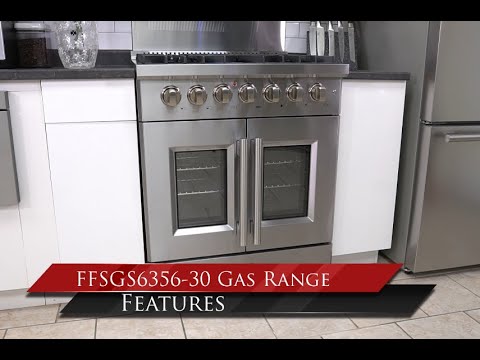 FFSGS6356-30 - Galiano 30" French Door Dual Fuel Range