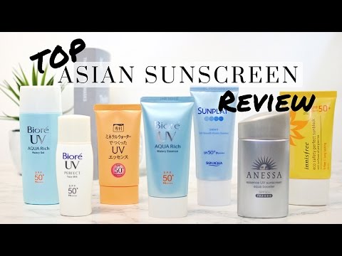 Top Asian Sunscreen Review (Japanese & Korean Sunscreens) | LookMazing