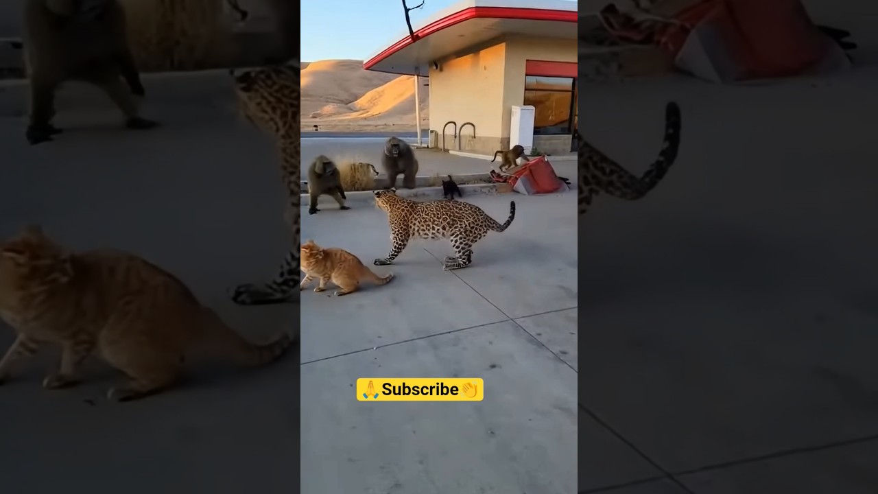 Cats🐱, Leopards🐅, and Baboons🦧고양이🐱, 표범🐅, 그리고 개코원숭이🦧猫🐱、ヒョウ🐅、そしてヒヒ🦧