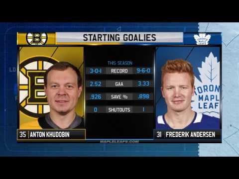 Molson Canadian Leafs Gameday: Boston at Toronto - November 10, 2017