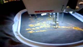 Assignment 8: (Knit, Woven, Embroidery, or Print) - Blossom on the Bernina embroidery machine