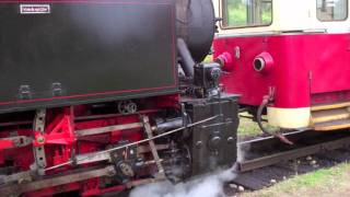 preview picture of video 'Steam Engine Narrow Gauge Train Nová Bystřice-Jindřichův Hradec'