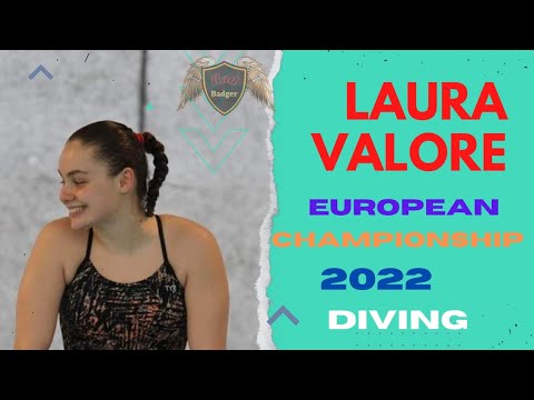 laura valore 3m springboard european championship 2022