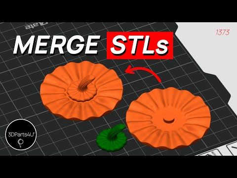 🎃 How To Combine STL Files - Bambu Studio Merge Objects - Bambu Studio Move Object Up