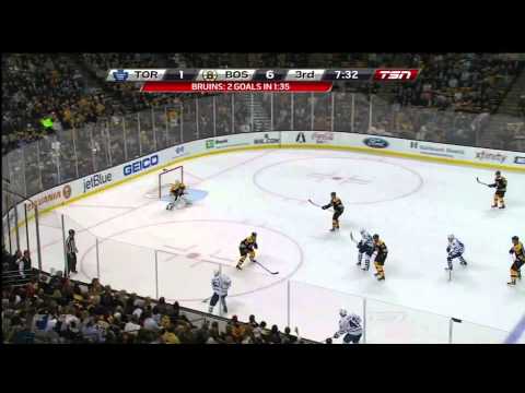 Leafs @ Bruins - Mikhail Grabovski Scores - 111020