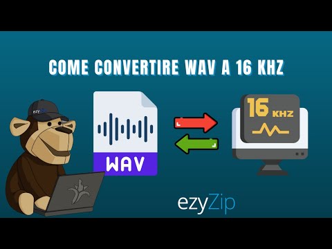 Convertire frequenza di campionamento WAV a 16kHz (Guida semplice)