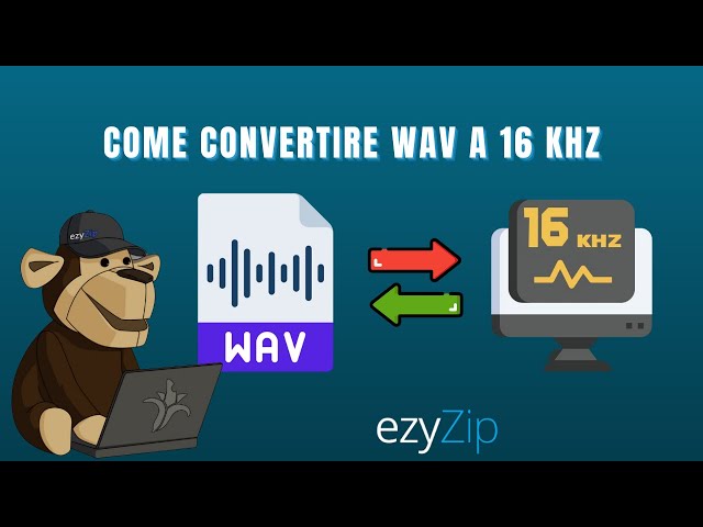 Convertire frequenza di campionamento WAV a 16kHz (Guida semplice)