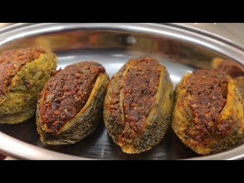 Stuffed Bitter Gourd (Karela) with Spicy Masala