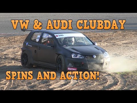 VW & Audi Trackday Zolder 2018: Spins and action!