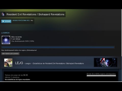 RESIDENT EVIL: REVELATIONS 100% ALL ACHIEVEMENTS