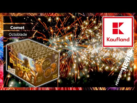 SEHR SCHÖN! 49,99€ KAUFLAND FEUERWERK OCTOBLADE | Comet Fächerbatterie