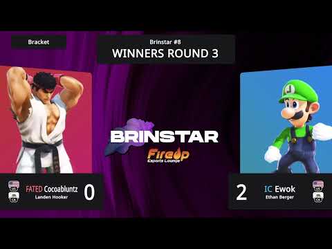 CocoaBluntz (Ryu) vs  Ewok (Luigi) - Brinstar #8 Winners Round 3