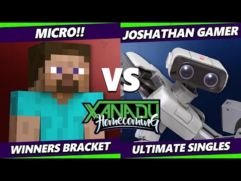 Xanadu Homecoming - Micro!! (Steve) Vs. Joshathan Gamer (ROB) Smash Ultimate - SSBU