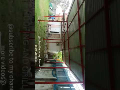 Gable roof prefabricated roofing fabrication works