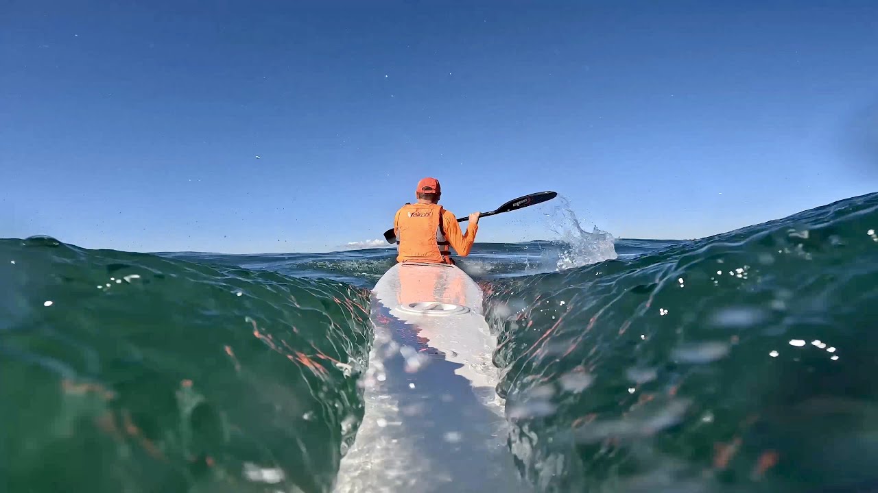 Back to the Epic V10L surfski after 2 months away!