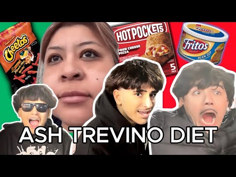 WE TRIED ASH TREVINO’S DIET..😂*FUNNY ASF* FT ITZMEGAB3| EdwinRG